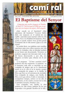 El Baptisme del Senyor - Sant Esteve de Castellar del Vallès