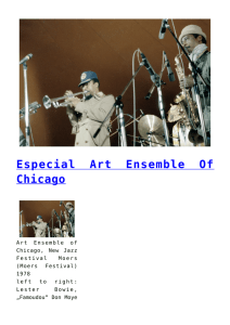 Especial Art Ensemble Of Chicago