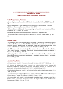 La picaresca española y sus proyecciones europeas – un género e