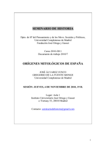 Orígenes mitológicos de España - Universidad Complutense de