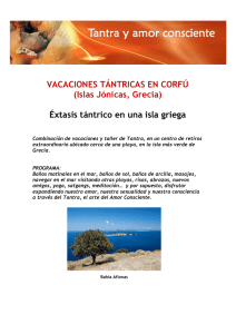 VACACIONES TÁNTRICAS EN CORFÚ (Islas Jónicas, Grecia