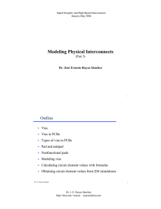 Modeling Physical Interconnects