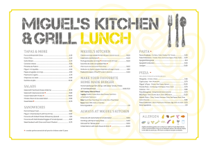 MIGUEL`S KITCHEN MAKE YOUR FAVOURITE HOME MADE