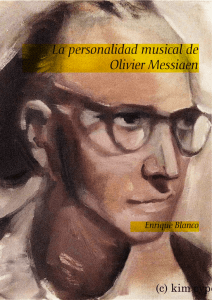 La personalidad musical de Olivier Messiaen