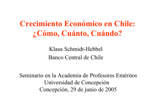 Crecimiento Económico en Chile