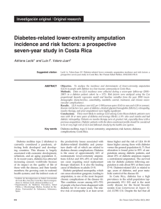 Diabetes-related lower-extremity amputation incidence