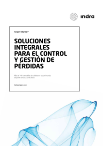 SOlucIOnES IntEGRalES PaRa El cOntROl y GEStIón dE PéRdIdaS