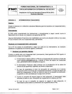 CNE No. 023 de 2012 - Fondo Nacional de Garantías