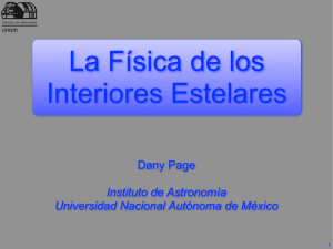 La Física de los Interiores Estelares