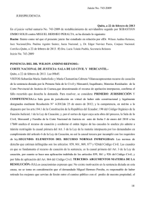 Juicio No. 743-2009 10 JURISPRUDENCIA Quito, a 22 de febrero