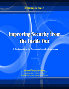 Improving Security - InfoSecWriters.com