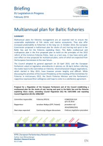 Multiannual plan for Baltic fisheries - European Parliament