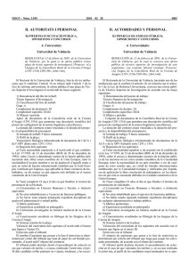 RESOLUCIÓ de 12 de febrer de 2001, de la Universitat de València