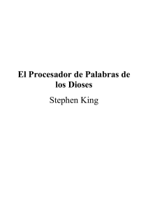 EL PROCESADOR DE PALABRAS DE LOS DIOSES