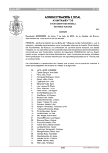 administración local - Ayuntamiento de Huesca