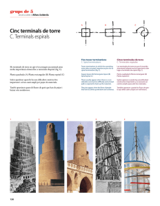 Cinc terminals de torre C. Terminals espirals