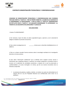 contrato demostración tecnológica y confidencialidad - OTC-UAEM