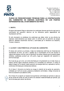 PLIEGO TECNICO - Ayuntamiento de Pinto