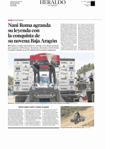 Deporte: 32º Edición de la Baja Aragón.
