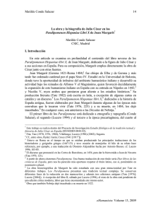 Matilde Conde Salazar eHumanista: Volume 13, 2009 14 La obra y