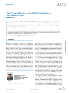 Epigenética y modulación química de la transcripción génica con
