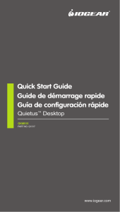 Quick Start Guide Guide de démarrage rapide Guía de