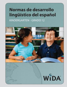 Normas de desarrollo lingüístico del español