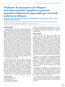 Síndrome de marcapasos tras bloqueo auriculoventricular completo