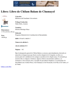 Libro: Libro de Chilam Balam de Chumayel