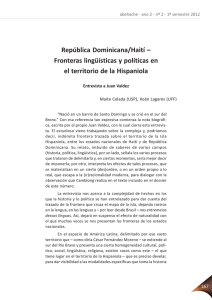 República Dominicana/Haití – Fronteras lingüísticas y políticas en el