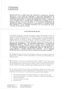 RESOLUCIÓN DE LA DIRECTORA DEL INSTITUTO CANARIO DE