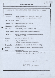 SISTEMAS COMPLETOS ORDENADOR TURBOSOFT 486/DX