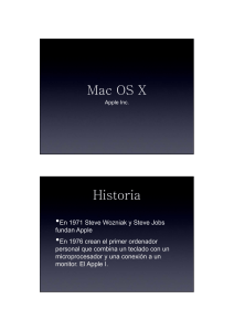 Mac OS X Historia