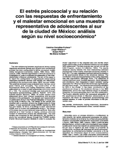 El estrés psicosocial y su relación - Unidad de Encuestas y Análisis