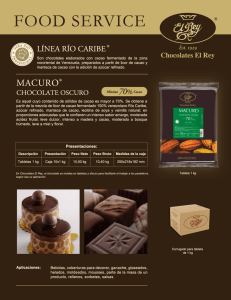 Río Caribe - Chocolates El Rey