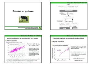 Consumo en pastoreo - Departamento de Producción Animal y