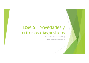 DSM 5: Novedades y criterios diagnósticos