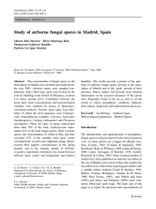 Study of airborne fungal spores in Madrid, Spain | SpringerLink