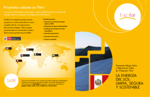 Proyectos solares en Perú