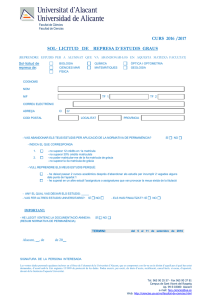 curs 2016 /2017 sol· licitud de represa d´estudis graus