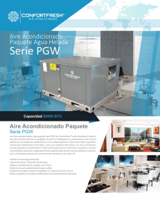 Brochure Comercial - Paquete Serie PGW 5TR