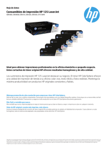 Consumibles de impresión HP 125 LaserJet