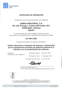 certificado iso 9001