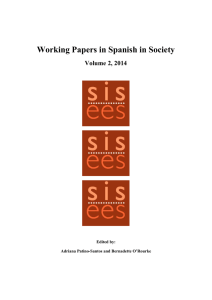 Working Papers in Spanish in Society - SIS-EES