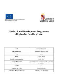 Programa de Desarrollo Rural de Castilla y León 2014
