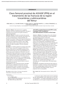 Clavo femoral proximal de AO/ASIF (PFN) en el tratamiento de las