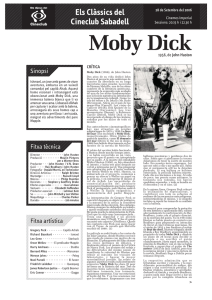 Moby Dick - Cineclub Sabadell