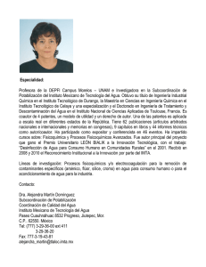 Dra. Alejandra Martín Domínguez - Coordinación de Estudios de
