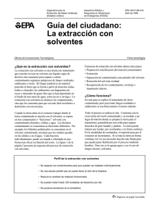 Guia del ciudadano: La extraccion con solventes - CLU-IN