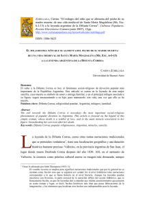 ZUBILLAGA, Carina. “El milagro del niño que se alimenta del pecho